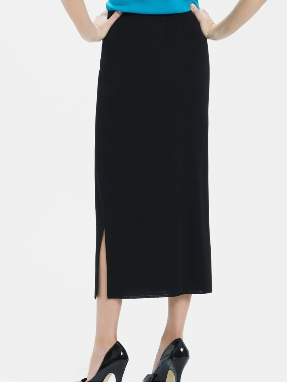 Ming Wang Long Black Skirt size XL/1X